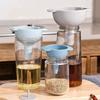 4-in-1 Plastic Kitchen Funnel Strainer for Wine, Oil and Cooking