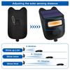 Solar Driveway Alarm 984ft Long Range Wireless Driveway Alarm IP60 Weather Resistant Infrared Motion Sensor Detector