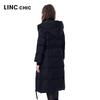 Jinyujie Women's Hooded Long 90% Duck Down Winter Puffer Jacket