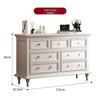 American Solid Wood Multi-Drawer Storage Chest for Bedroom & Living Room