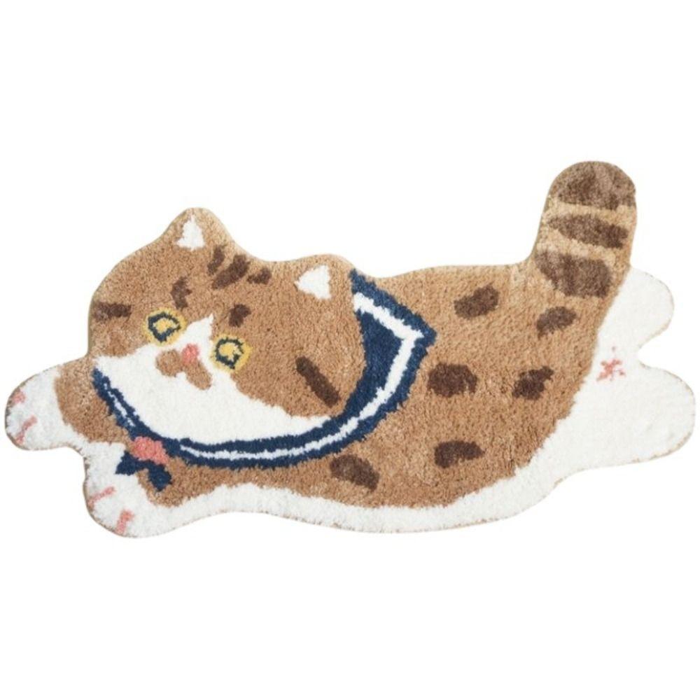 

Soft Cartoon Area Rug Cute Foot Mat Indoor Outdoor Entrance Rug Anti Drop Carpet Bedside style A