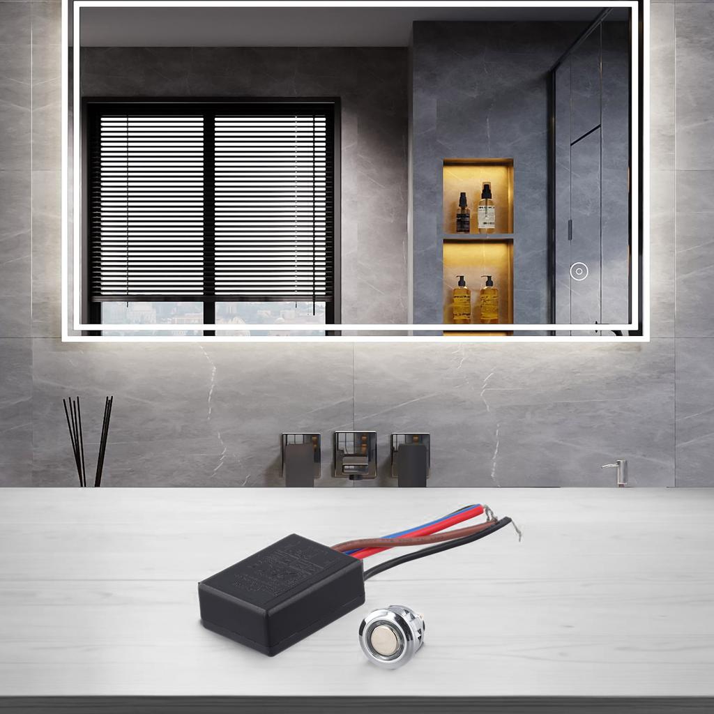 LD600S EU Touch Dimmer Schalter 3-Wege Dimmen/Ein Aus Größe 48 2 32 16mm Geeignet für Glühlampen/Tungslen Filamentlampe