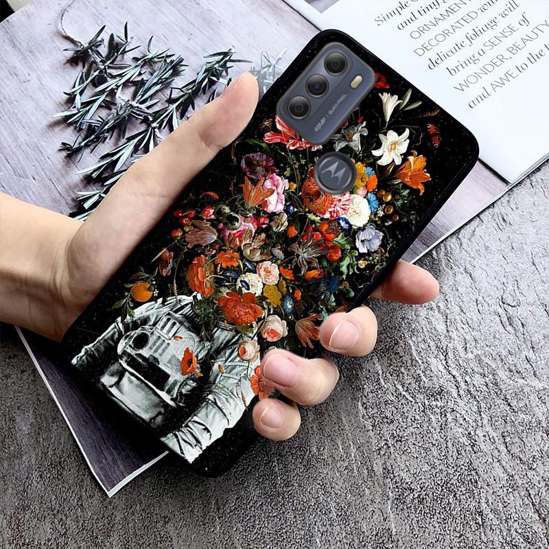 Flower Girl Art Phone Case For Moto G84 G22 G32 G42 G52 G62 G53 G72 G60 G60S G100 G10 G20 G30 G13 G50 G 5G G Pure