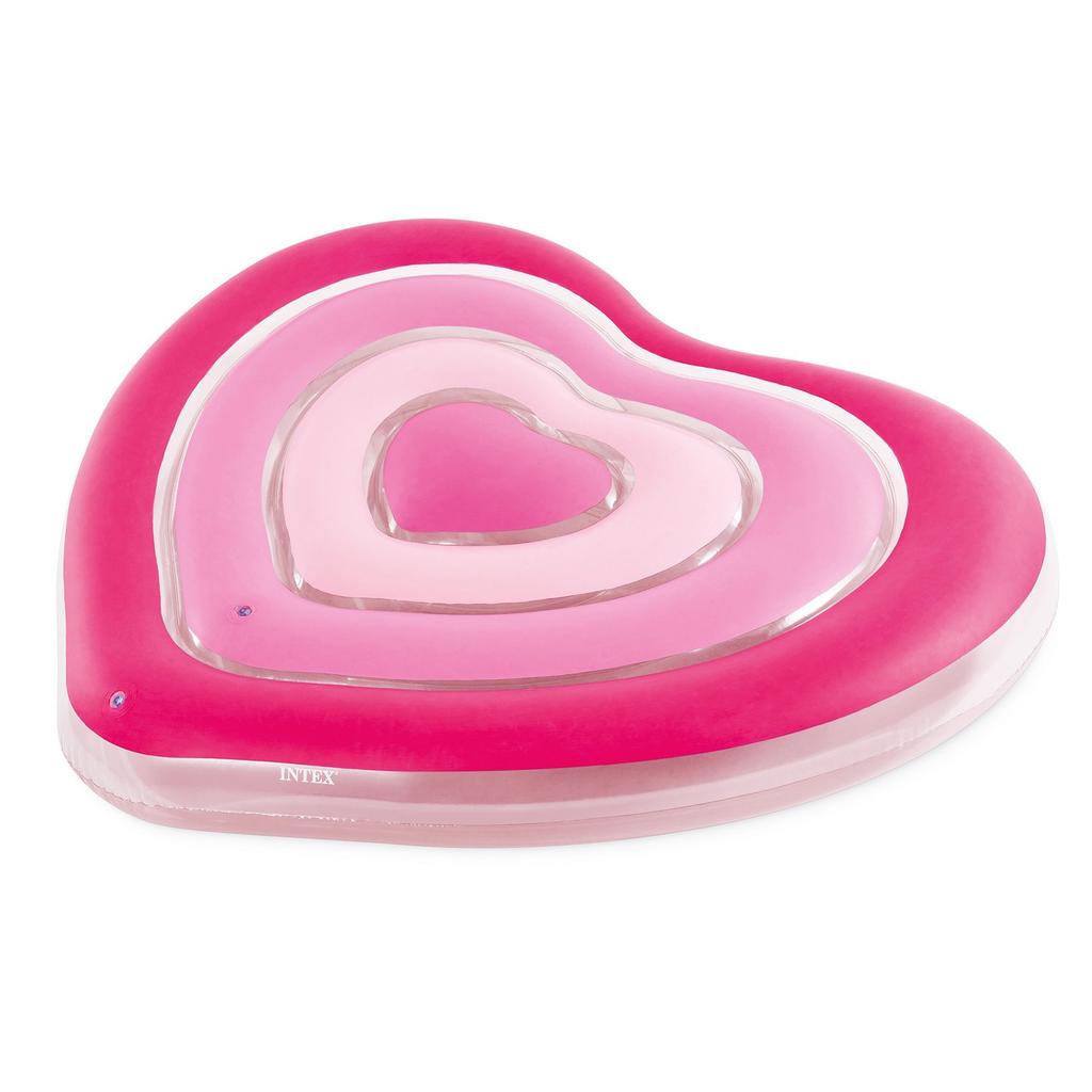 Inflatable Beach Mattress Heart 155 X 135 Cm Intex 58727