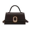 Stylish and Simple, Foreign Style, Tide, Solid Color, Casual Spring Commuting, Shoulder Crossbody, Portable Small Square Bag, Woman
