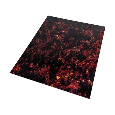 YJB PARTS Pickguard 300mm x 220mm Brązowe Płyty, (Klasyczny szylkret, zestaw 4-częściowy)