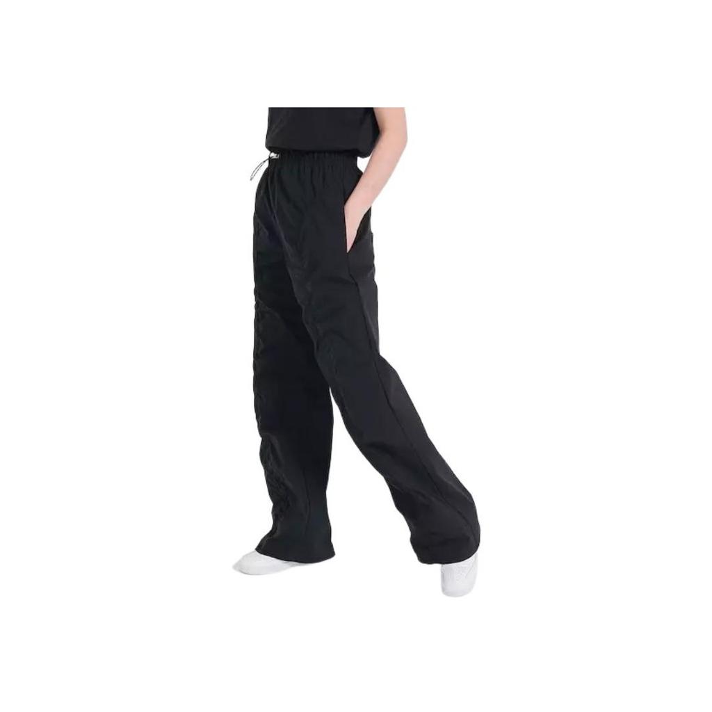 Nike Solid Color Mid-Rise Drawstring Loose Casual Pants Women Bottoms Black DV8218-010