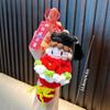 Crochet Doctor Hat Keychain Graduation Gifts Handmade Crochet Keychains Hook Woven Pendant for Backpack Bag Accessories