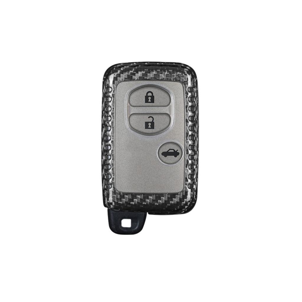 T-Carbon Kohlefaser Autoschlüsselhülle Abdeckung Für Toyota Camry Prius Land Cruiser Prado 150 Crown Für Subaru Foreste Xv