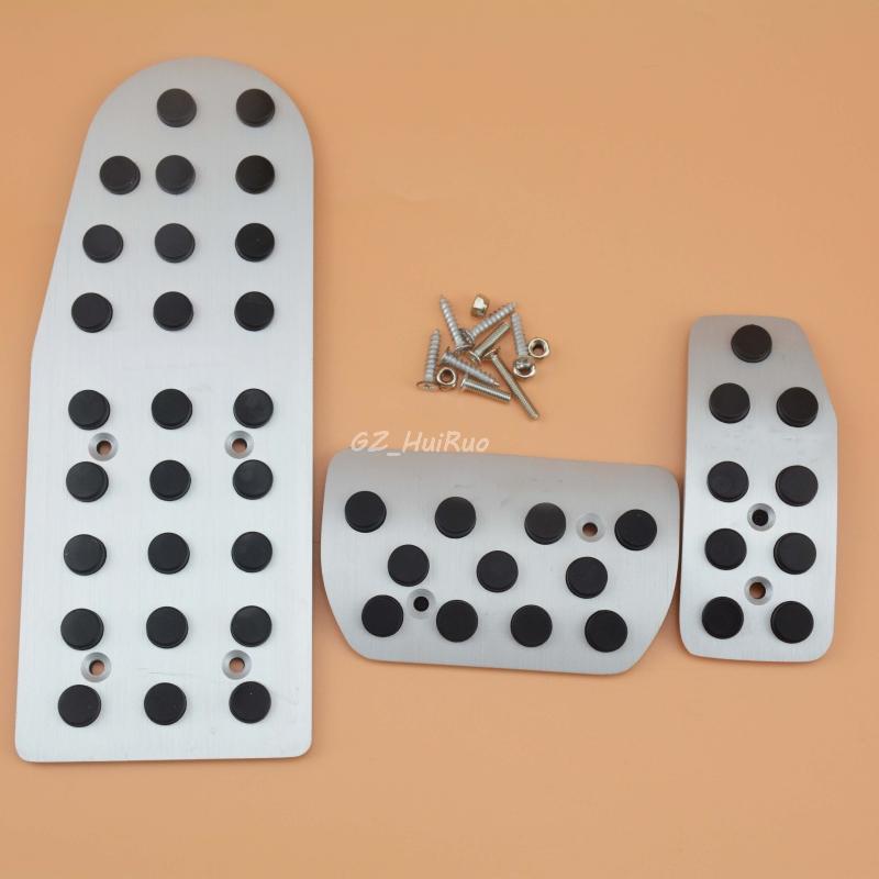 Accessory For Suzuki Swift 2006-2012 New Sport Aluminium AT/MT Fuel Gas   Accelerator Brake Foot Rest Pedal Pad  Styling