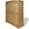Day and Night - Day and Night Mexican Pine Wood Corona Style Wardrobe 3 Doors