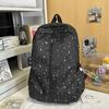 Schoolbag high value star backpack female college student lightweight simple schoolbag Korean ins style high school student casual backpack