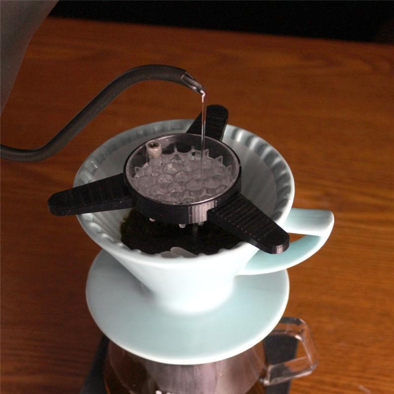 

B98A-Coffee Dripper Filter Holder Evenly Drip Filter Lazy Hand Filter Cup Shower Bracket Set Coffee Accessories