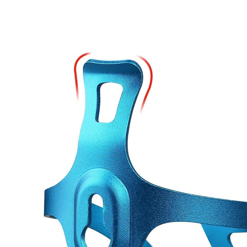 1 Stück Aluminiumlegierung Fahrrad-Flaschenhalter Integrierte Formgebung Mountainbike Wasserbecherhalter Verstellbarer Umbauboden Fahrrad-Flaschenhalter