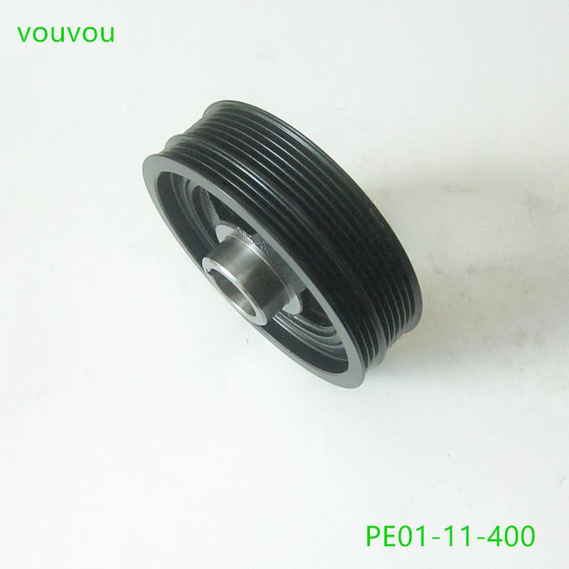 Car Accessories PE01-11-400 Timing Crankshaft Gear Pulley for Mazda 3 14-22 Mazda 6 14-21 CX-5 2012-2021 CX-3 CX-30 CX-8 CX-9