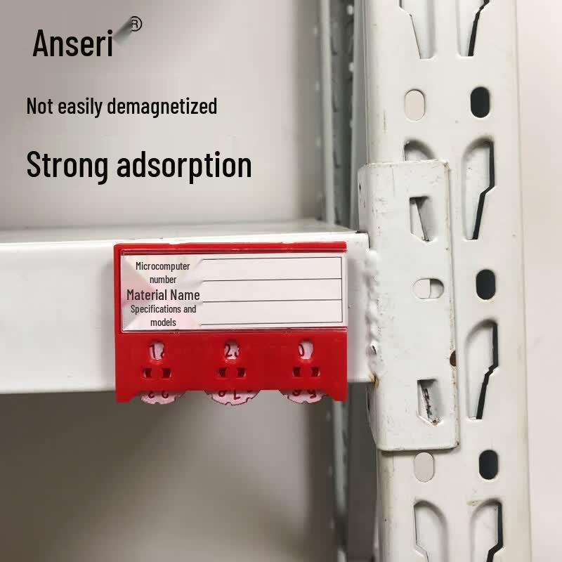 Ancesty Magnetic Shelf Inventory Counting Card Holder