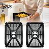 Ventilated Crisper Tray for Even Heating Air Fryer Grill Rack Replacement Holstein Housewares Dual Basket 4.4QT Carbon Nonstick Steel Non-Stick Plate