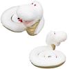 Plush Snake 25cm Classic White X Gold 2025 [NICI]