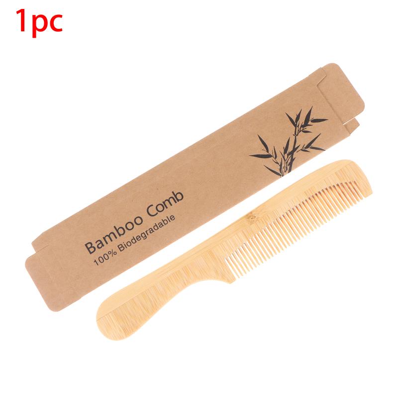 1/2/3Pcs Bamboo Massage Comb Anti Static Hair Care Brush Portable Hairdressing Styling Tool For Men Women Daily Grooming