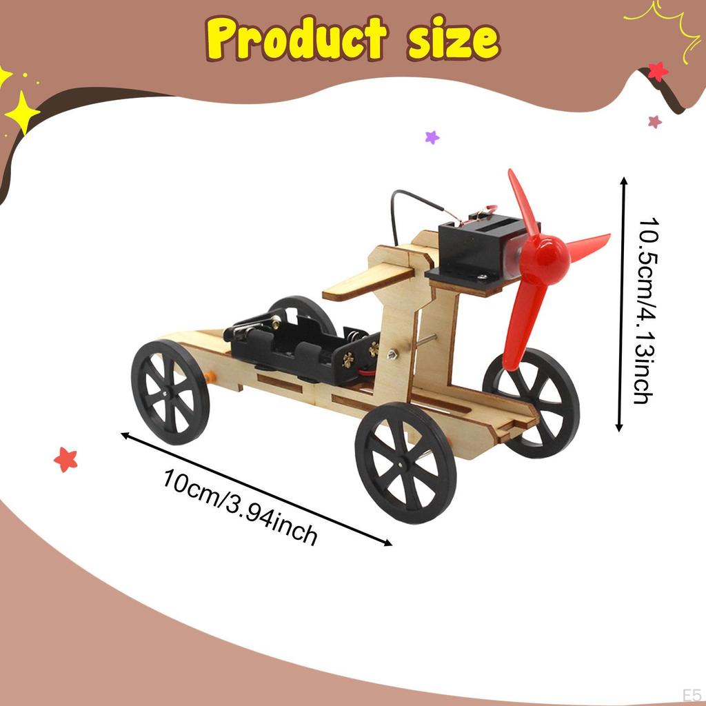 Car Building for Kids Interactive Physics Science Teaching Experiment Beginners
