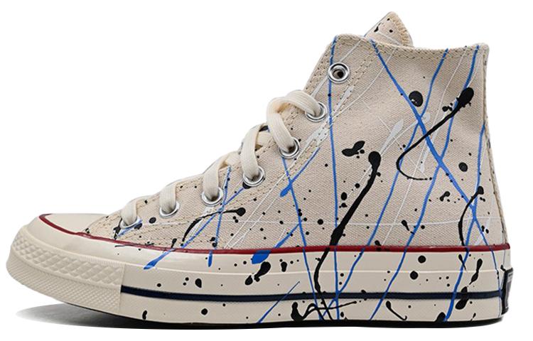 Chuck 70 Converse High  Paint Splatter - Egret  170802C 36.5