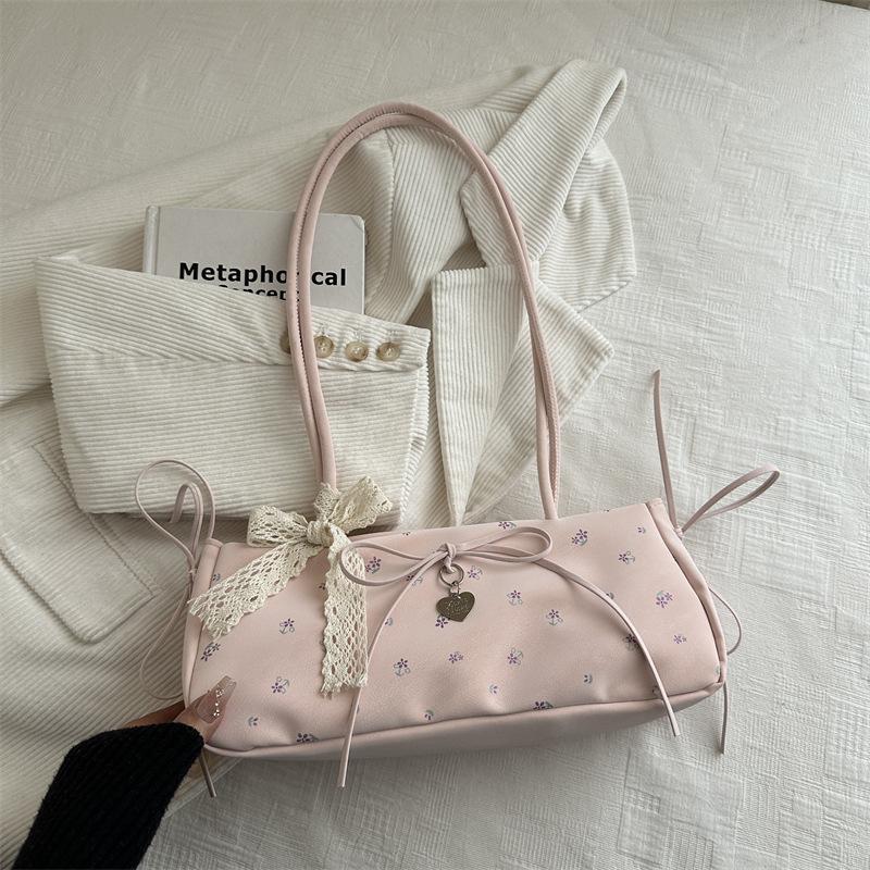 Nuova Borsa con Stampa di Nicchia Primavera Estate per Donne Versatile da Pendolare Borsa a Spalla Sottobraccio Borsa Fashion a Baguette