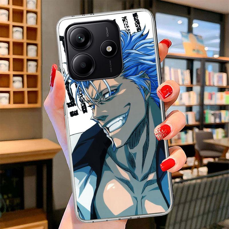 Grimmjow 6 Bleach Phone Case For Xiaomi Redmi Note 15 14 13 12 11 10 Pro Plus 14S 12S 11S 11T 11E 10S Soft Fundas Shell Redmi No