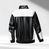 New PU leather men's stand-up collar leather jacket trendy men's casual jacket trendy jacket loose motorcycle clothes