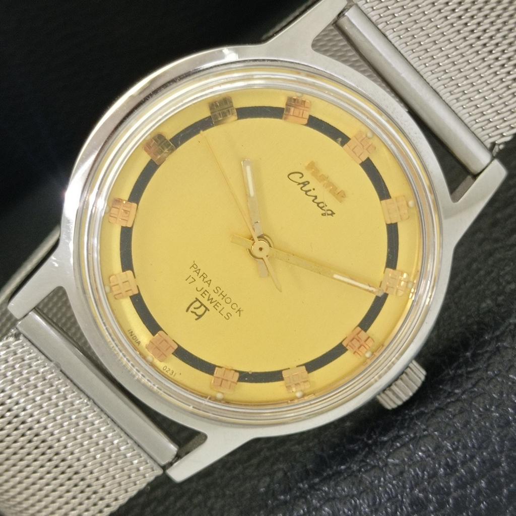 

ВИНТАЖНЫЕ ЧАСЫ HMT CHIRAG С РУЧНЫМ ЗАВОДОМ, ИНДИЙСКИЕ МУЖСКИЕ ОРИГИНАЛЬНЫЙ ЦИФЕРБЛАТ a702056-5 R208-a702056