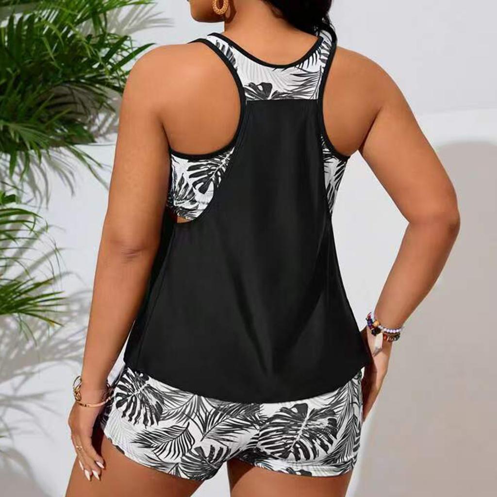 Women's Two-Piece Bikini Set Plus Size Split Swimsuit