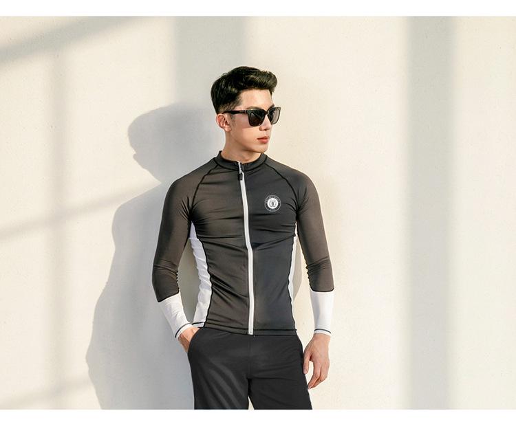 Couple's Wetsuit: Women's Long Sleeve & Pants, Men's Quick Dry Sun Protection Surfing and Snorkeling Suit