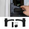 RV Screen Door Handle Motorhome Window Lock Parts Rust-Resistant Anti-Theft Screen Handle For Outdoor Patio Trailer RV Motorhome