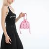 Bucket Design PU Leather Crossbody Bag  Punk Style Rivet Shoulder Purses and Handbags Motorcycle Bolsas Feminina Clutch Bag