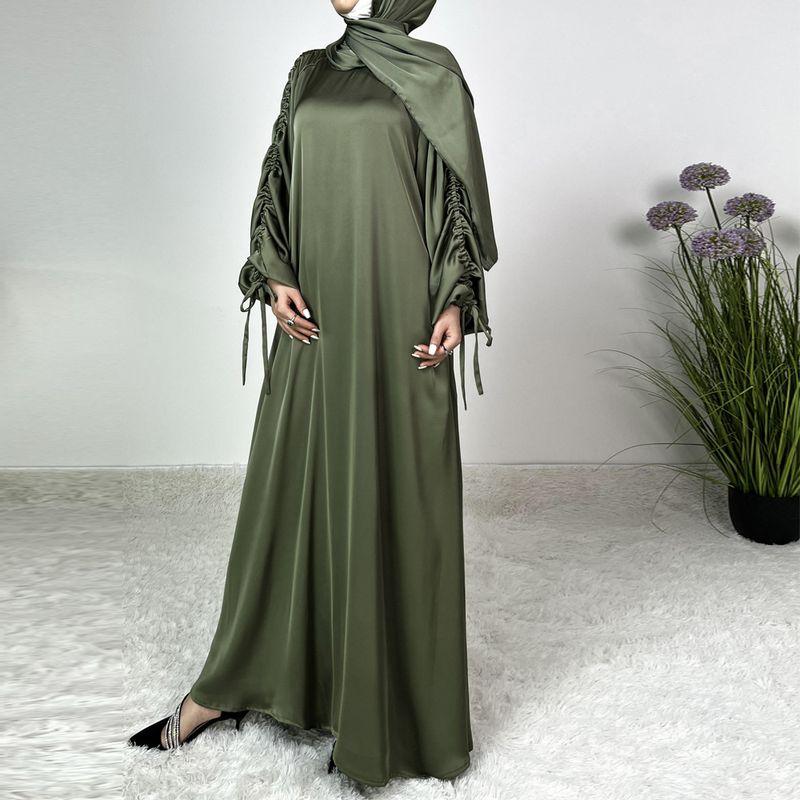 Middle East Dubai New Elegant Dress Arabic Loose Robe Fashionable Loose Dress