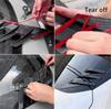 Ny 1 Par Bil Bakrute Dekorasjonsklistremerker Sidespoiler Splitter Trim Svart