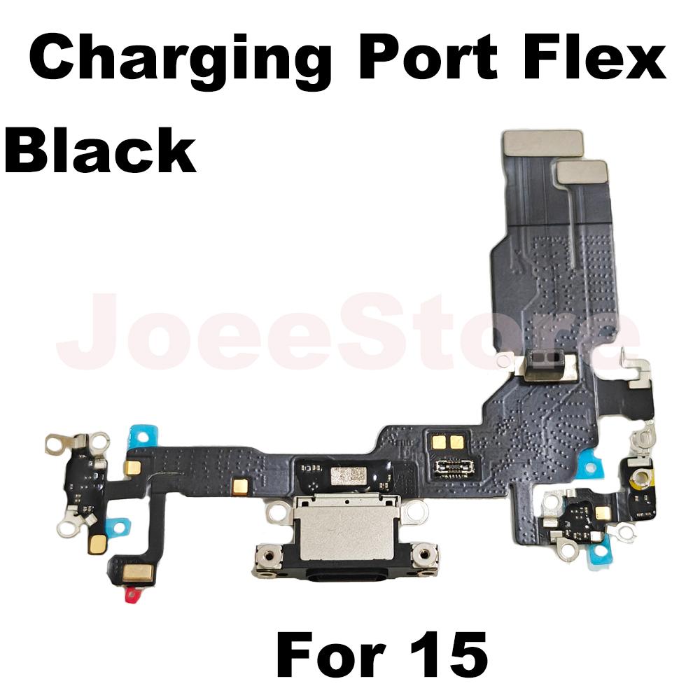 Charging Port Flex Cable for iPhone 16 15 14 13 Pro Max Mini USB Dock Charger Connector With Microphone Flex Cable Ribbon Repair