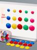 Colorful Magnetic Chalkboard Stickers & Strong Ferrite Magnet Buttons for Teachers