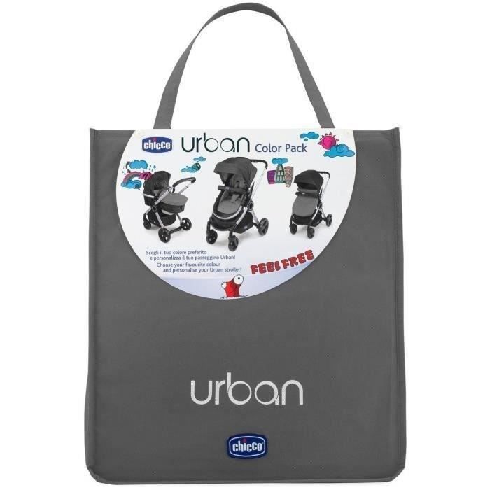 Confezione Accessori Color CHICCO - Per passeggino Urban - Antracite grigio