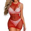 Sleeveless Women Mini Short Dress Y2K Summer See Through Bodycon Sexy Thin Bikini Cover Dresses Sexy Party Clubwear Outfit