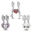 Copper Colors Love Charms Fit Charms Safety Chain Copper Colors Original Bracelet For Jewelry Making