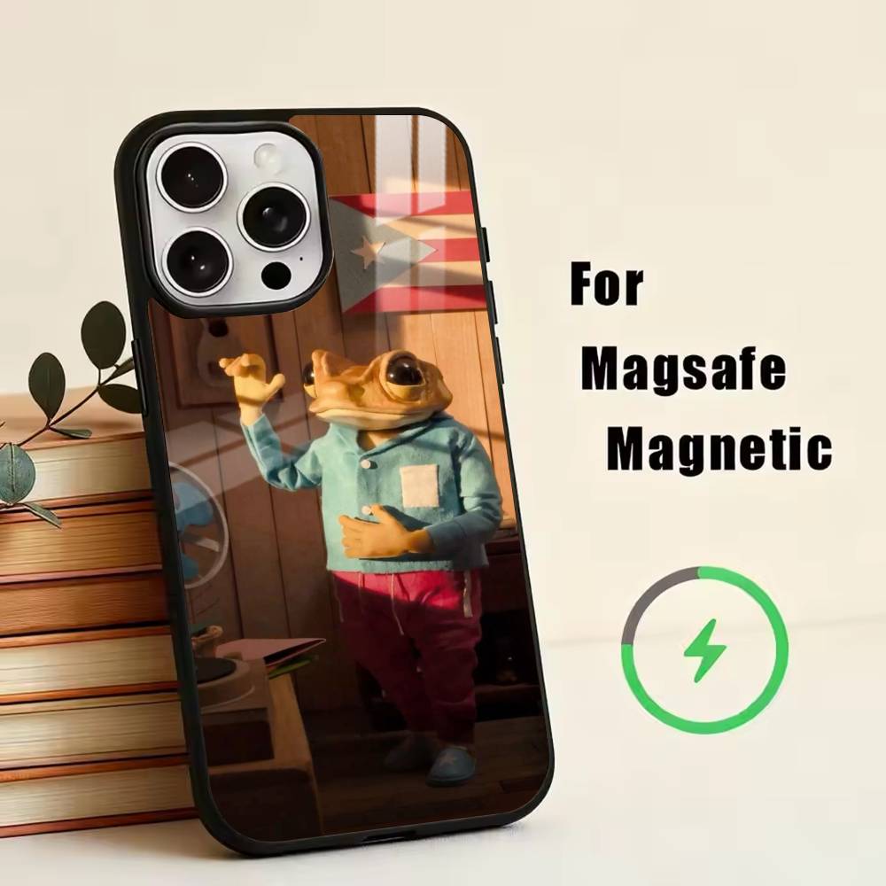 Boy DtMF B-Bad B-Bunny Phone Case For iPhone17,16,15,14,13,12,11 Plus,Pro Magnetic with Magsafe Wireless Charging