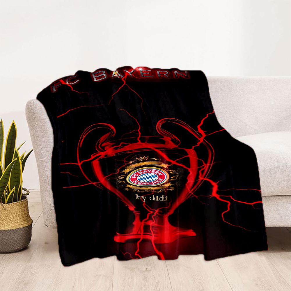 Bayern Munich Blanket Warmthful Decor Suitable for Office Bedding Sofa All-Season Use Playful Design Birthday Christmas Gift Blanket