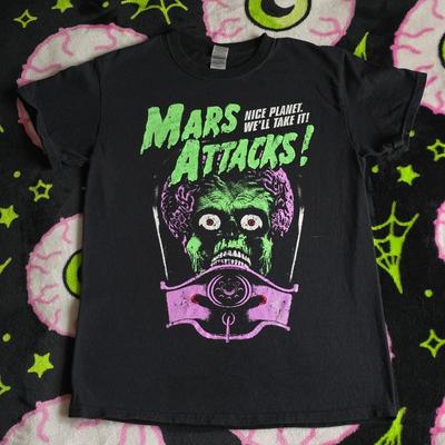 Maglietta Film Sci-Fi Mars Attacks Alien S-5XL