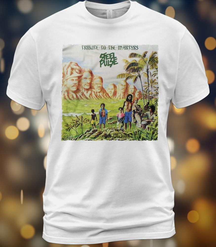 Cotton T-Shirt Steel Pulse Tribute to the Martyrs Album Tee David Hinds Unisex T-Shirt XXL