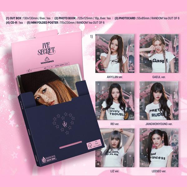 (+ dárek k obchodu) IVE - 4. EP [IVE SECRET] (Digipack ver.) [Náhodná verze]