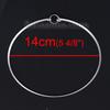 304 Stainless Steel Collar Neck Ring Necklace Silver Color For Women Men Fashion Gifts 40cm/45cm long, 1 Piece