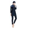 Women Muslim Bathing Suit With Cap Solid Color Swimsuit Beachwear Women Swimwear