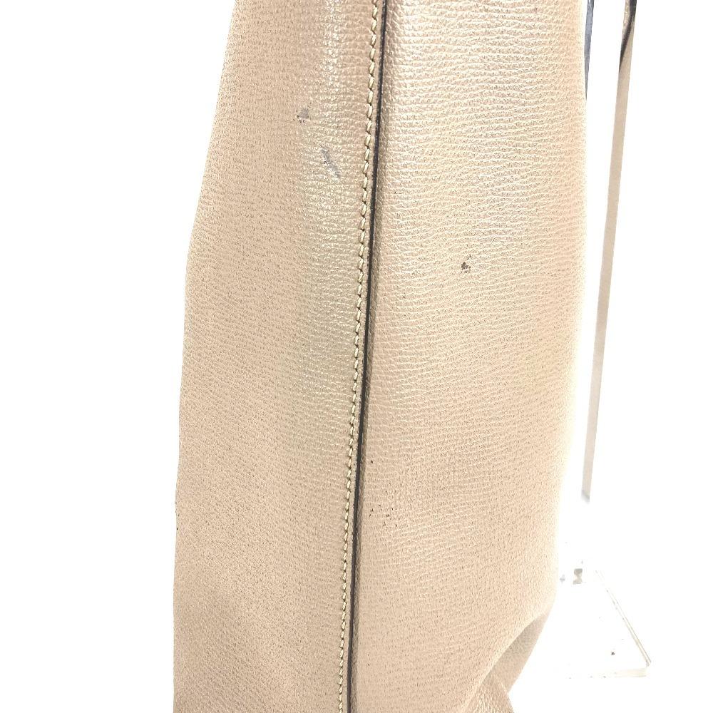 FENDI With porch Logo F-Is Bag Shoulder Bag Tote Bag Shoulder Bag Leather Beige