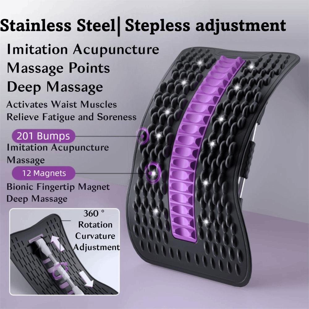 12 Magnets Lumbar Vertebrae Relaxer Shaping Back Cracking Device Back Massager  Waist Support