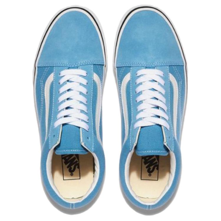 Vans Old Skool Comfortable Fashion Low Top Skate Shoes Unisex Sneakers Blue White VN000D5NE2W